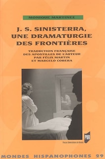 Couverture_J.S. Sinisterra, une dramaturgie des frontières