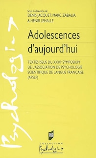 Front cover_Adolescences d'aujourd'hui