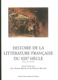 Front cover_Histoire de la littérature française du XIXe siècle