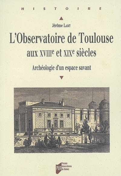 Front cover_L' observatoire de Toulouse aux XVIIIe et XIXe siècles