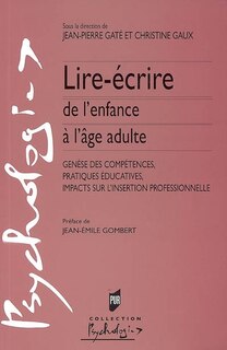 Front cover_Lire-écrire de l'enfance à l'âge adulte