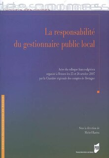 Couverture_La responsabilité du gestionnaire public local