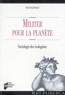Front cover_Militer pour la planète