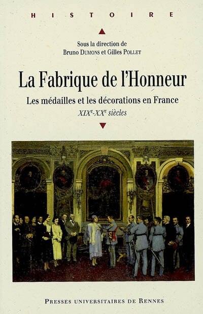 Couverture_La fabrique de l'honneur
