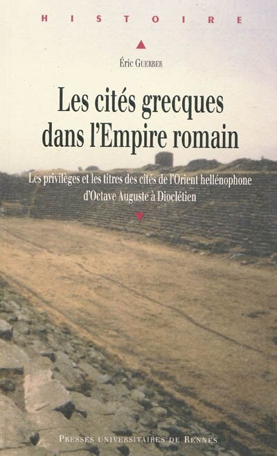 Couverture_Les cités grecques dans l'Empire romain