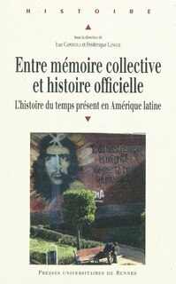 Front cover_Entre mémoire collective et histoire officielle