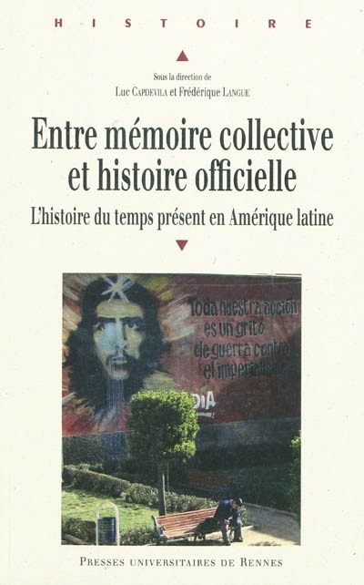 Front cover_Entre mémoire collective et histoire officielle