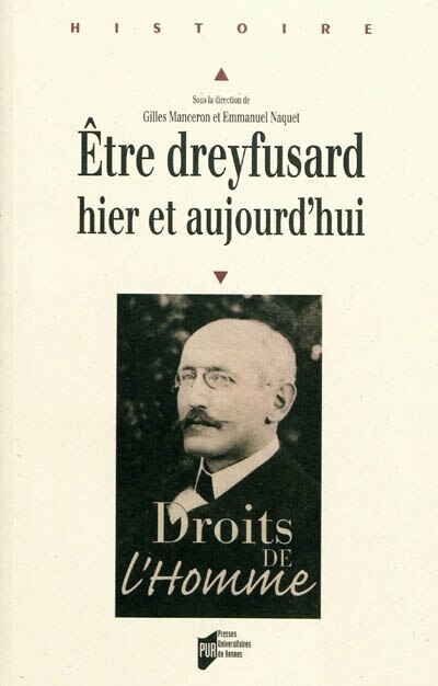 Front cover_Etre dreyfusard, hier et aujourd'hui