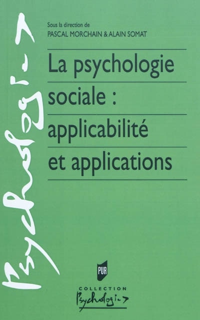 Front cover_La psychologie sociale