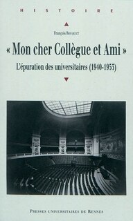 Front cover_Mon cher collègue et ami...
