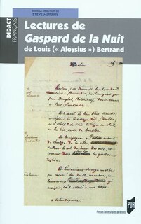 Couverture_Lectures de Gaspard de la nuit de Louis (Aloysius) Bertrand