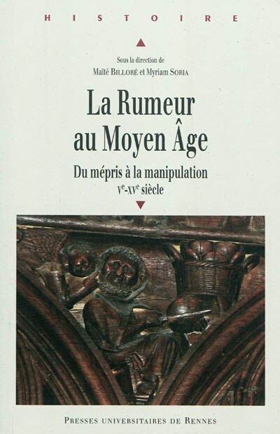 Front cover_La rumeur au Moyen Age