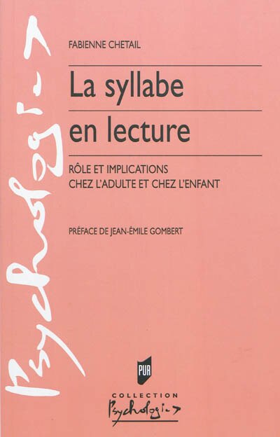 Front cover_La syllabe en lecture