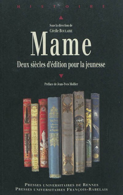 Front cover_Mame : deux siècles d'édition pour la jeunesse