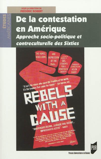 Couverture_De la contestation en Am&eacute;rique : approche socio-politique et contre-culturelle des sixties