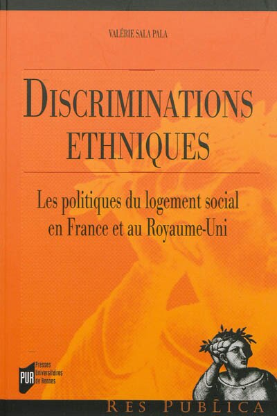 Front cover_Discriminations ethniques