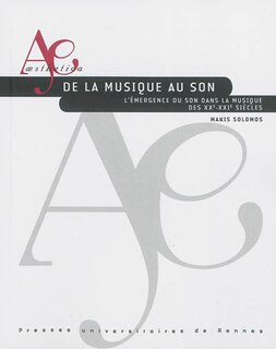 Front cover_De la musique au son