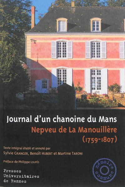 Front cover_Journal d'un chanoine du Mans (1759-1807)