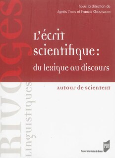 Front cover_L' écrit scientifique