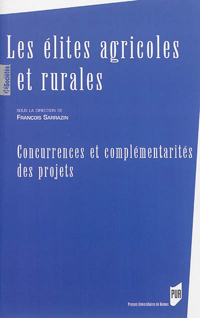 Front cover_Les élites agricoles et rurales