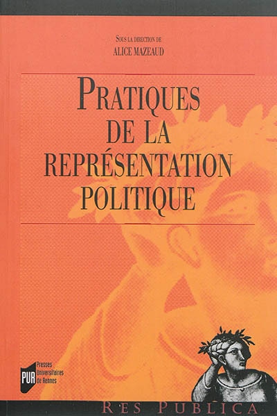 Front cover_Pratiques de la représentation politique