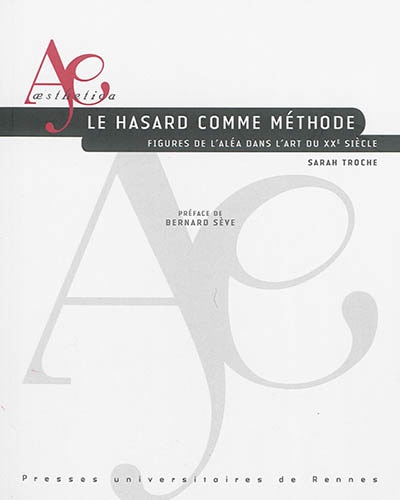 Front cover_Le hasard comme méthode