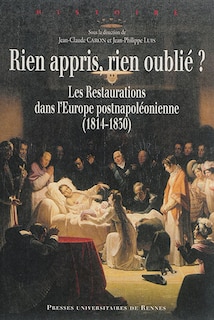 Front cover_Rien appris, rien oublié ?