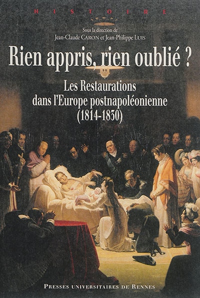 Front cover_Rien appris, rien oublié ?