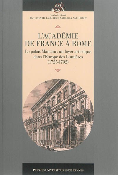 Couverture_L' Académie de France à Rome