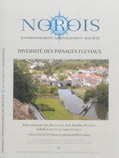 Couverture_Norois, n°237. Diversité des paysages fluviaux