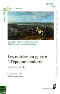 Front cover_Les entrées en guerre à l'époque moderne