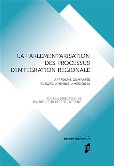 Couverture_La parlementarisation des processus d'intégration régionale
