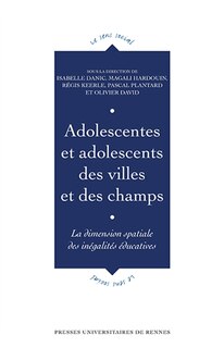 Couverture_Adolescentes et adolescents des villes et des champs