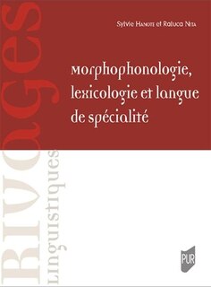 Couverture_Morphophonologie, lexicologie et langue de spécialité