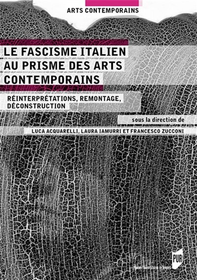 Front cover_Le fascisme italien au prisme des arts contemporains