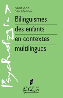 Couverture_Bilinguismes des enfants en contextes multilingues
