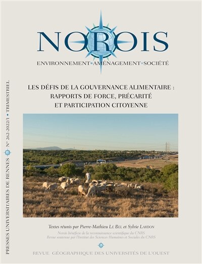 Couverture_Norois, n°262. Les défis de la gouvernance alimentaire
