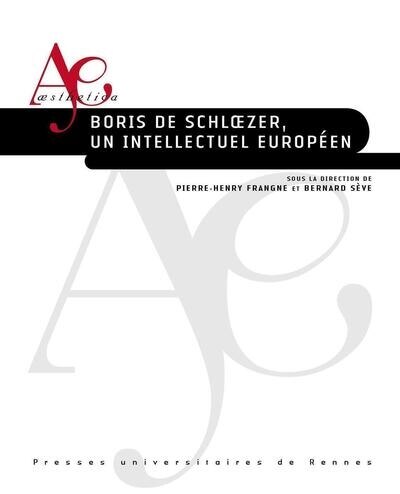 Front cover_Boris de Schloezer, un intellectuel européen