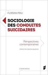 Front cover_Sociologie des conduites suicidaires