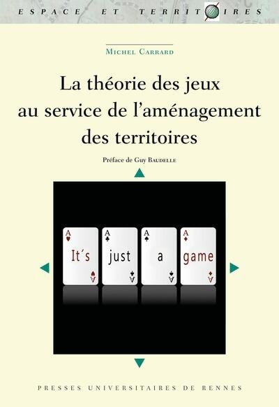Front cover_La théorie des jeux au service de l'aménagement des territoires