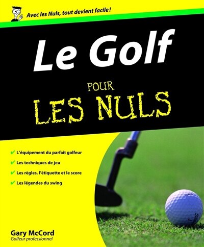 Front cover_Le golf pour les nuls