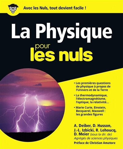 Front cover_La physique pour les nuls