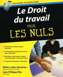 Front cover_Le droit du travail pour les nuls