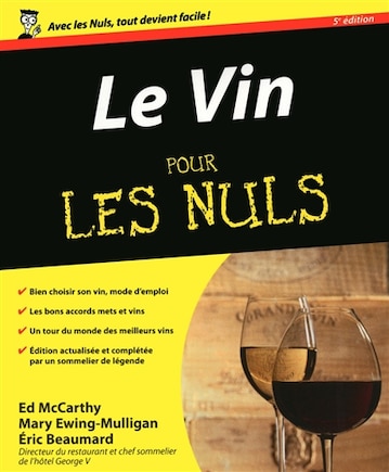 VIN POUR LES NULS -LE -5E ED.