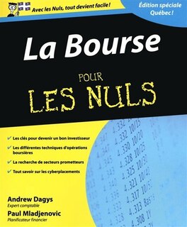 BOURSE POUR LES NULS -LA (ED.QUEBEC)