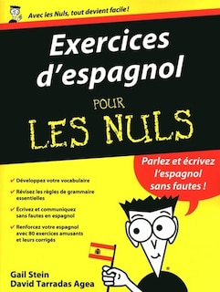 Couverture_Exercices d'espagnol pour les nuls