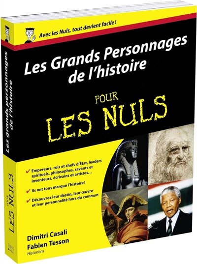 Front cover_Les grands personnages de l'histoire pour les nuls