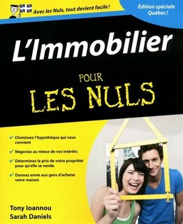 IMMOBILIER POUR LES NULS (ED.QUEBEC) image number 0