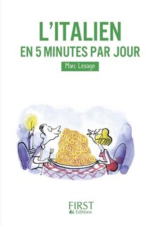 Couverture_L'italien en 5 minutes par jour : tout dire et tout comprendre en un rien de temps !