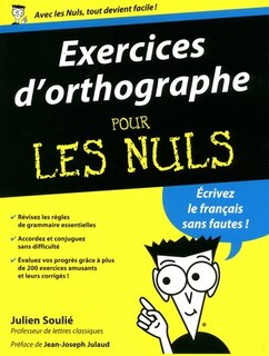 Front cover_Exercices d'orthographe pour les nuls
